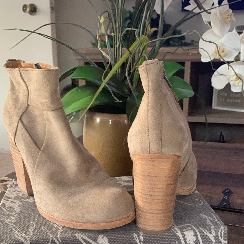 COCLICO Taupe Heeled Boots